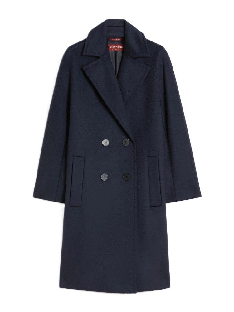 Max Mara Refined Blue Virgin Wool Agenda