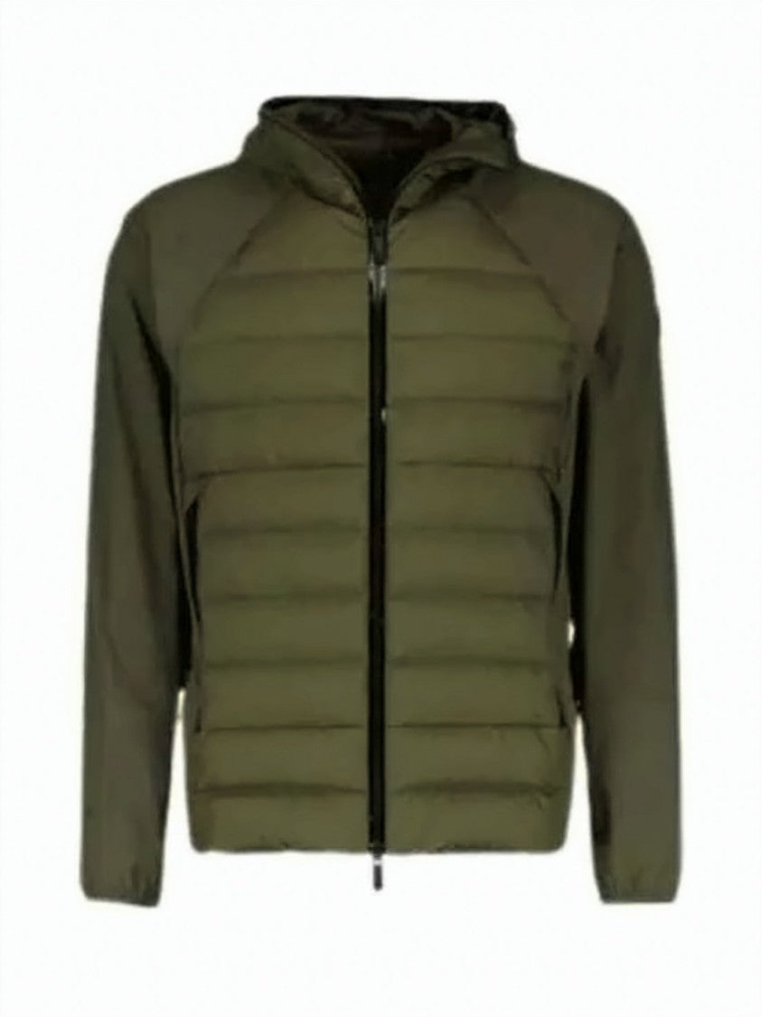 Moncler Hooded Quilted Olive Green Moncler Jacket