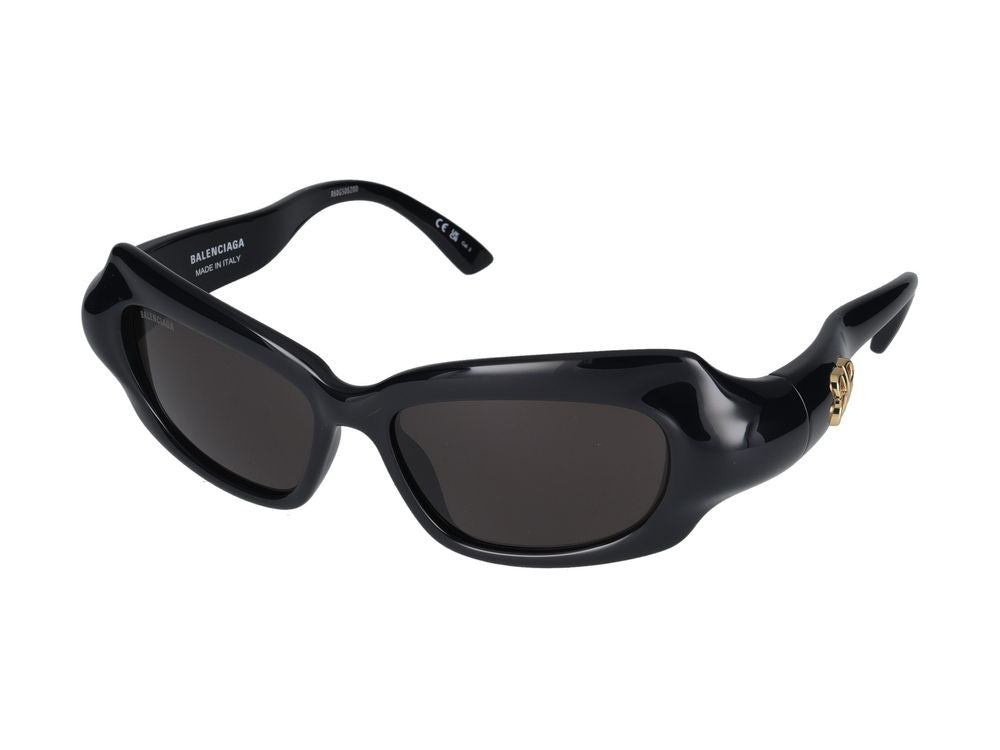 Balenciaga Sunglasses Bb0354s 001 Black Black Grey 59/17/145