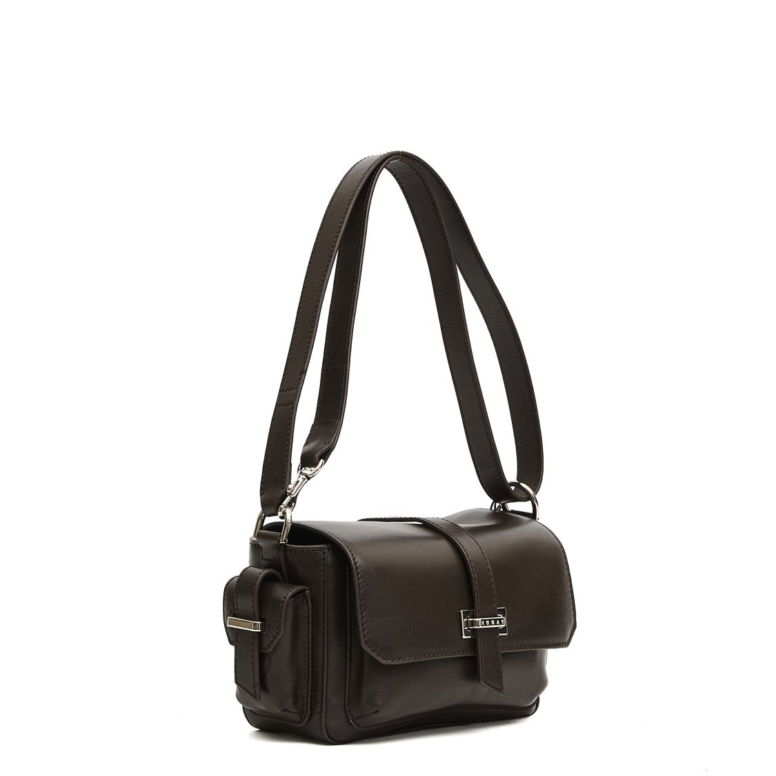 Hogan Brown Leather Camera Bag