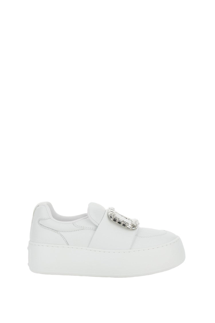 Roger Vivier Low-Top Sneakers With Smooth Surfaces