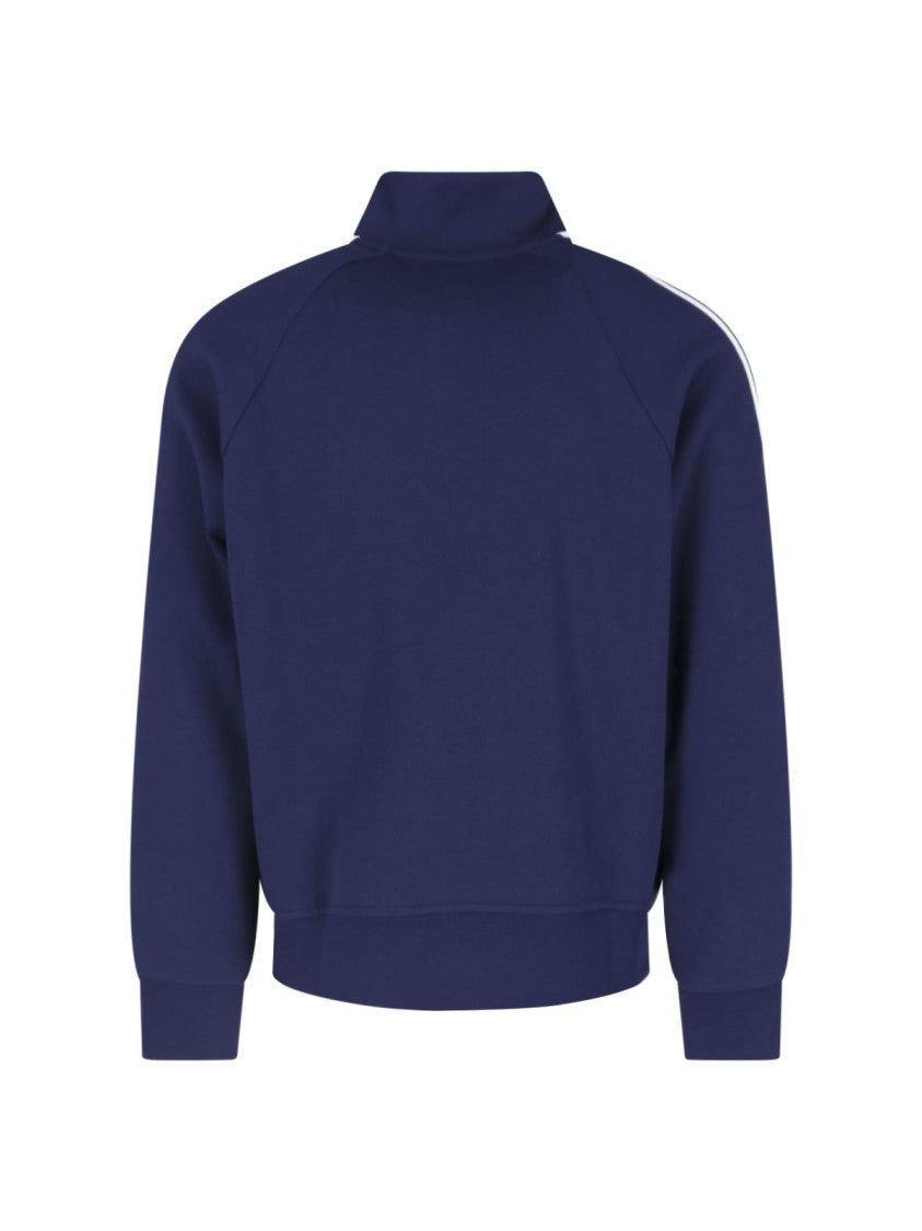 Polo Ralph Lauren Blue Recycled Cotton Blend Zip Sweatshirt