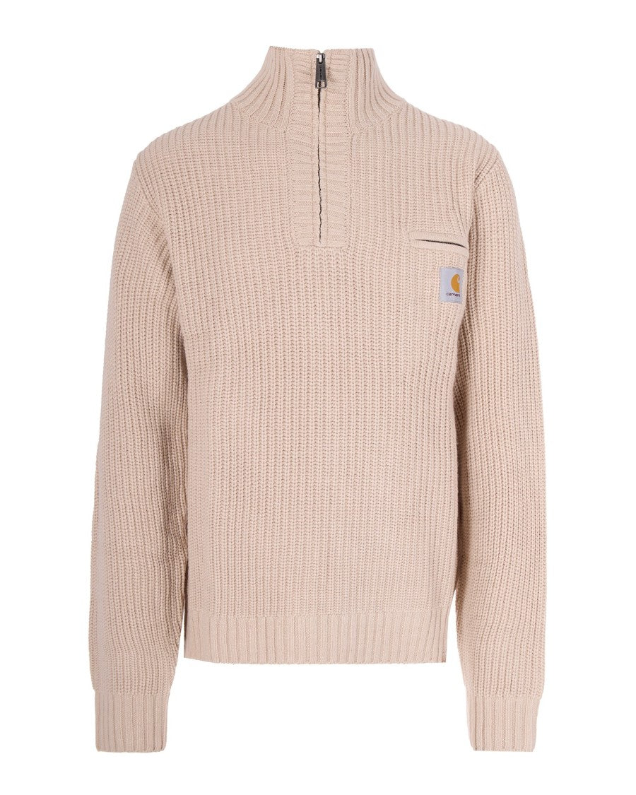 Carhartt Wip Half-Zip Pullover With Ribbed Detailing