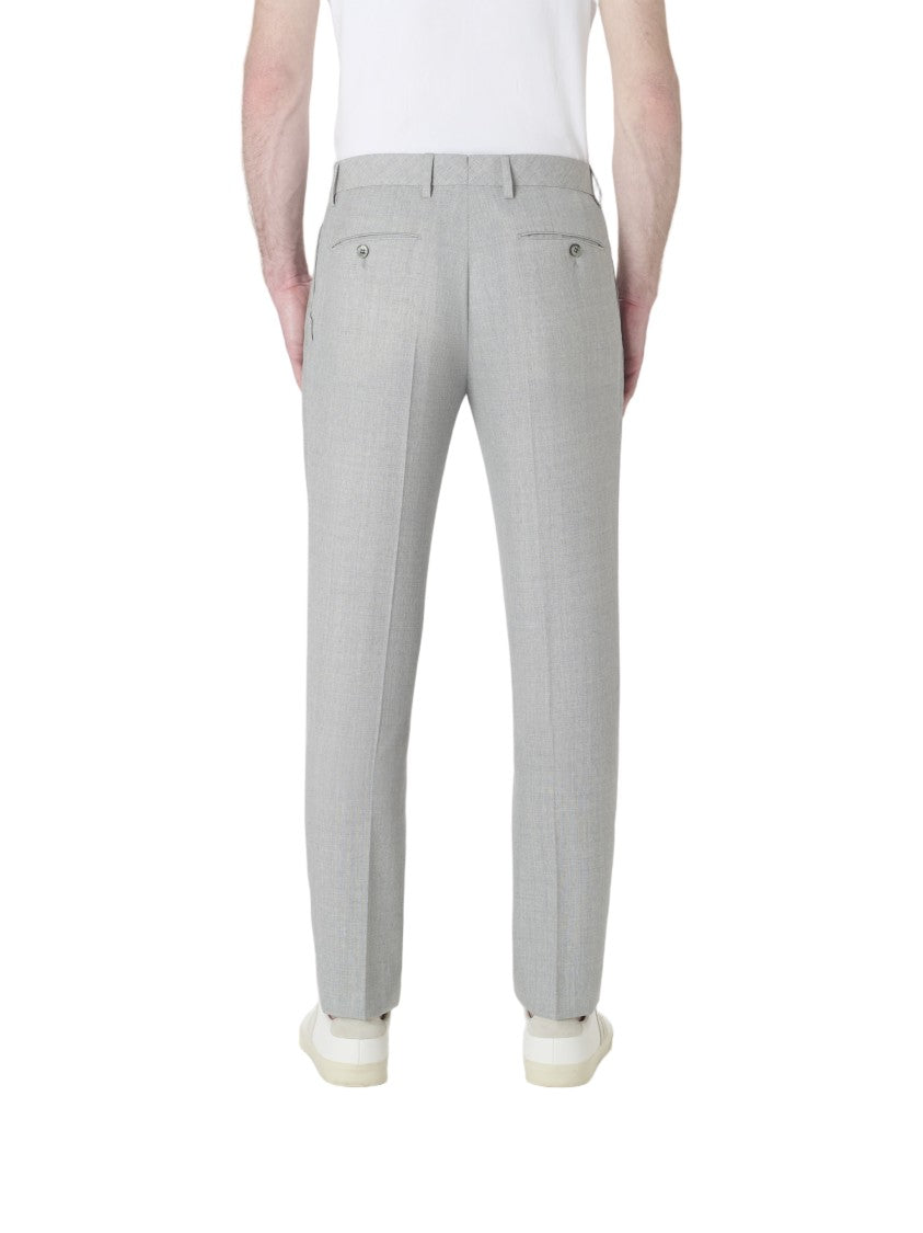 Gta Grey Pantaloni Slim Fit Tailored Pants