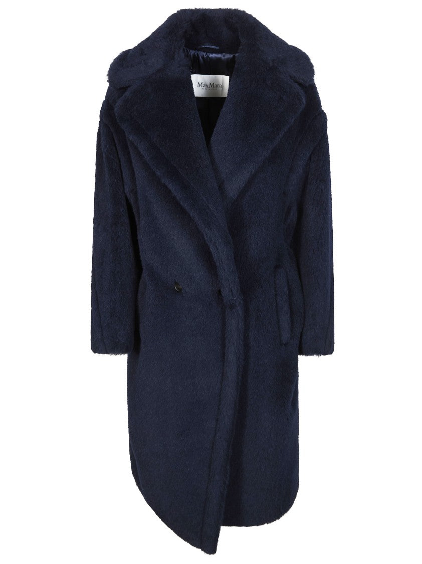 Max Mara Navy Tedgirl Teddy Short Coat