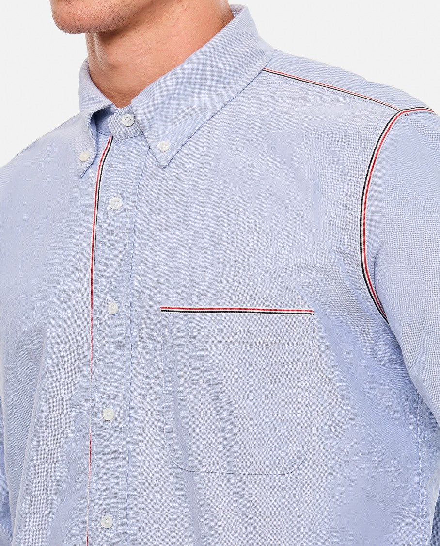 Thom Browne Light Blue Cotton Shirt