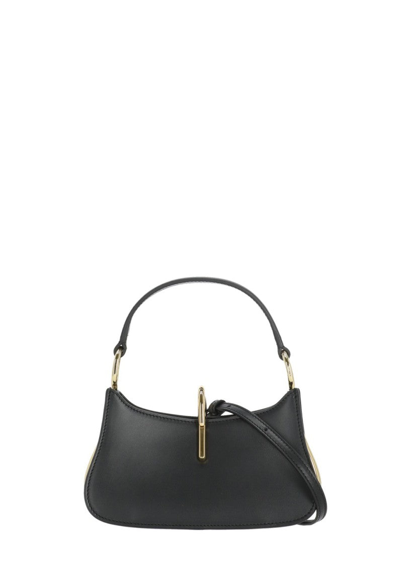 Rabanne Black Ring Micro Leather Handbag