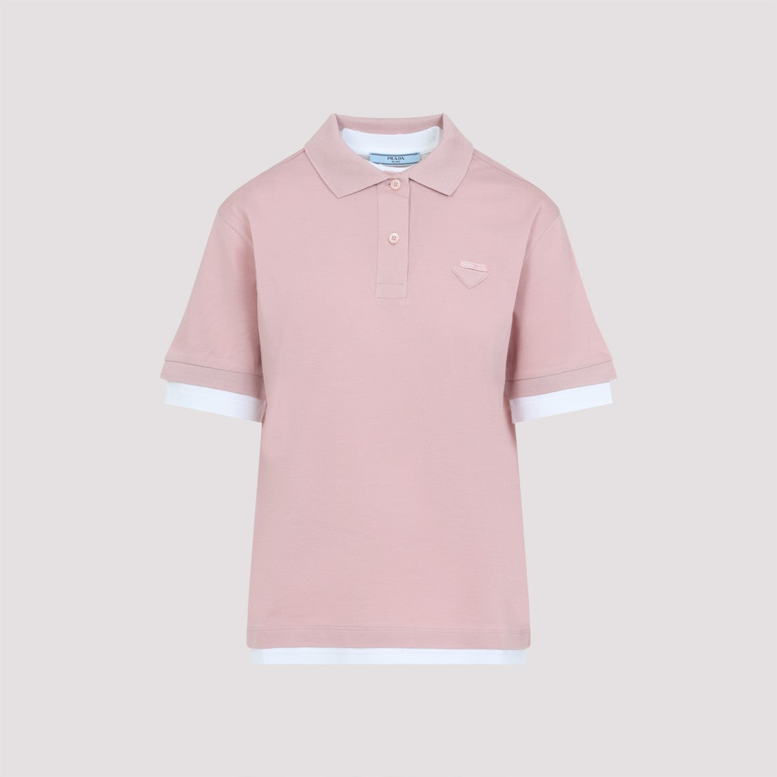 Prada Classic Polo T-Shirt With Contrasting Trim