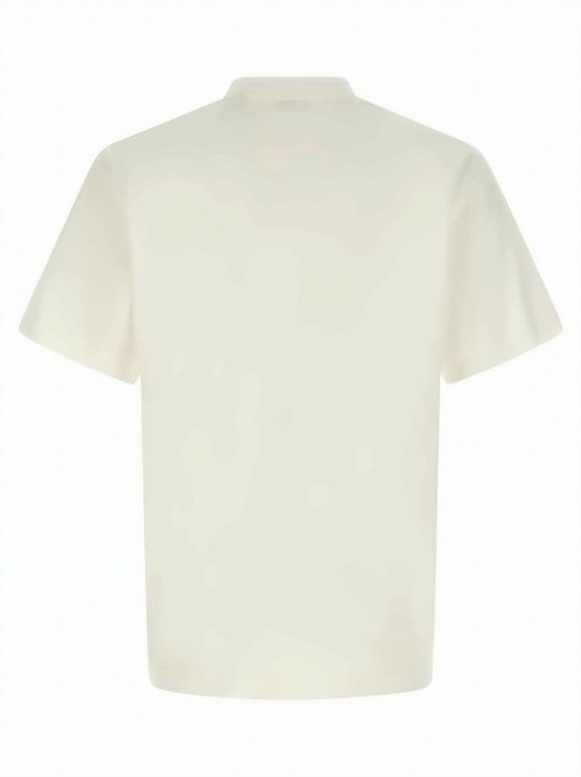 Burberry Short-Sleeved Crew Neck Cotton T-Shirt With Graphic Print