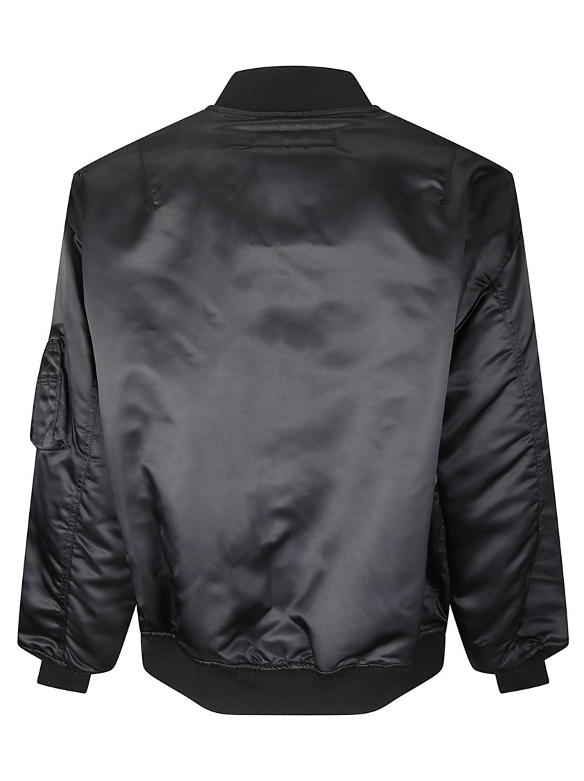 Comme Des Garçons Satin-Finish Bomber Jacket