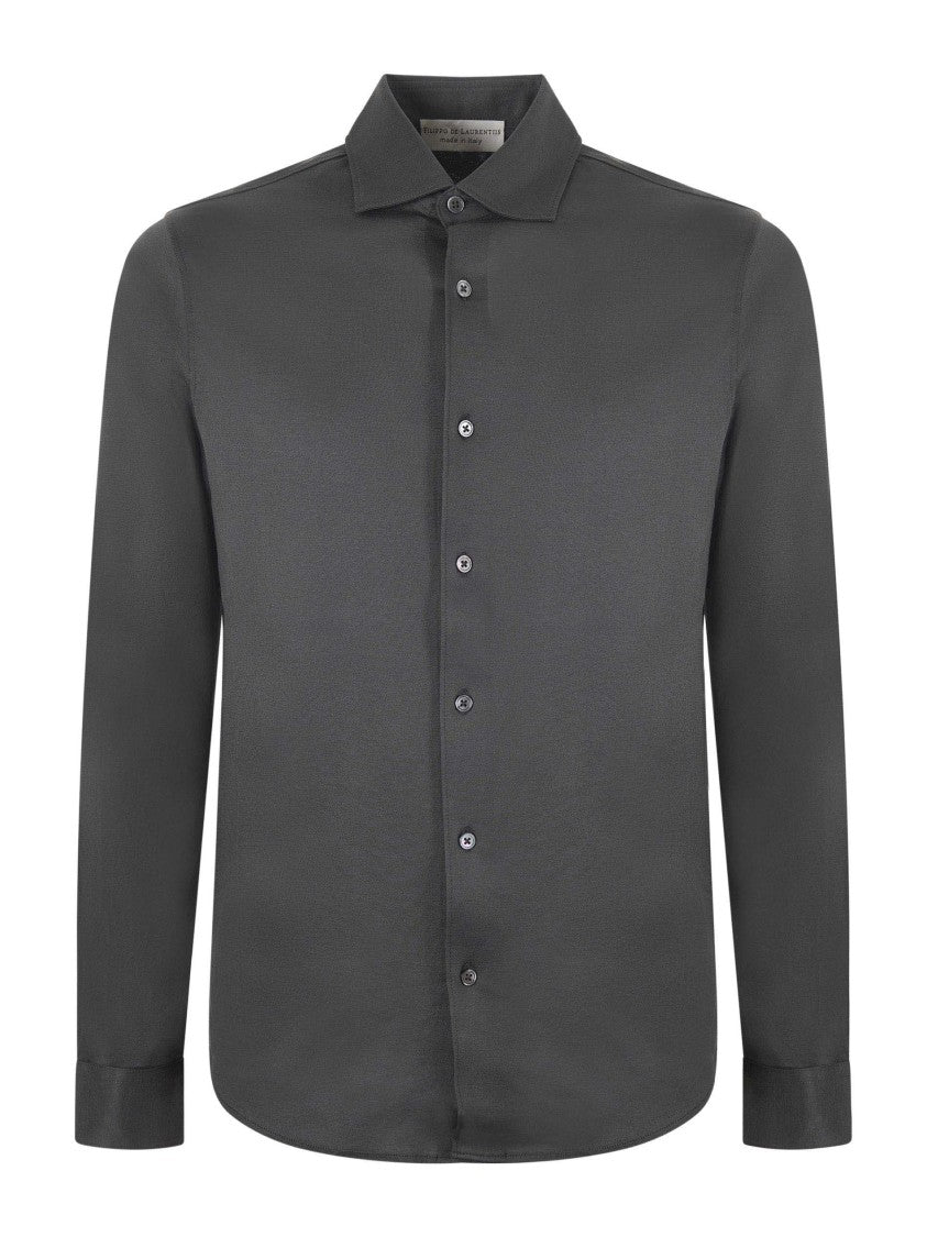 Filippo De Laurentis Long-Sleeve Button-Up Shirt With Classic Collar