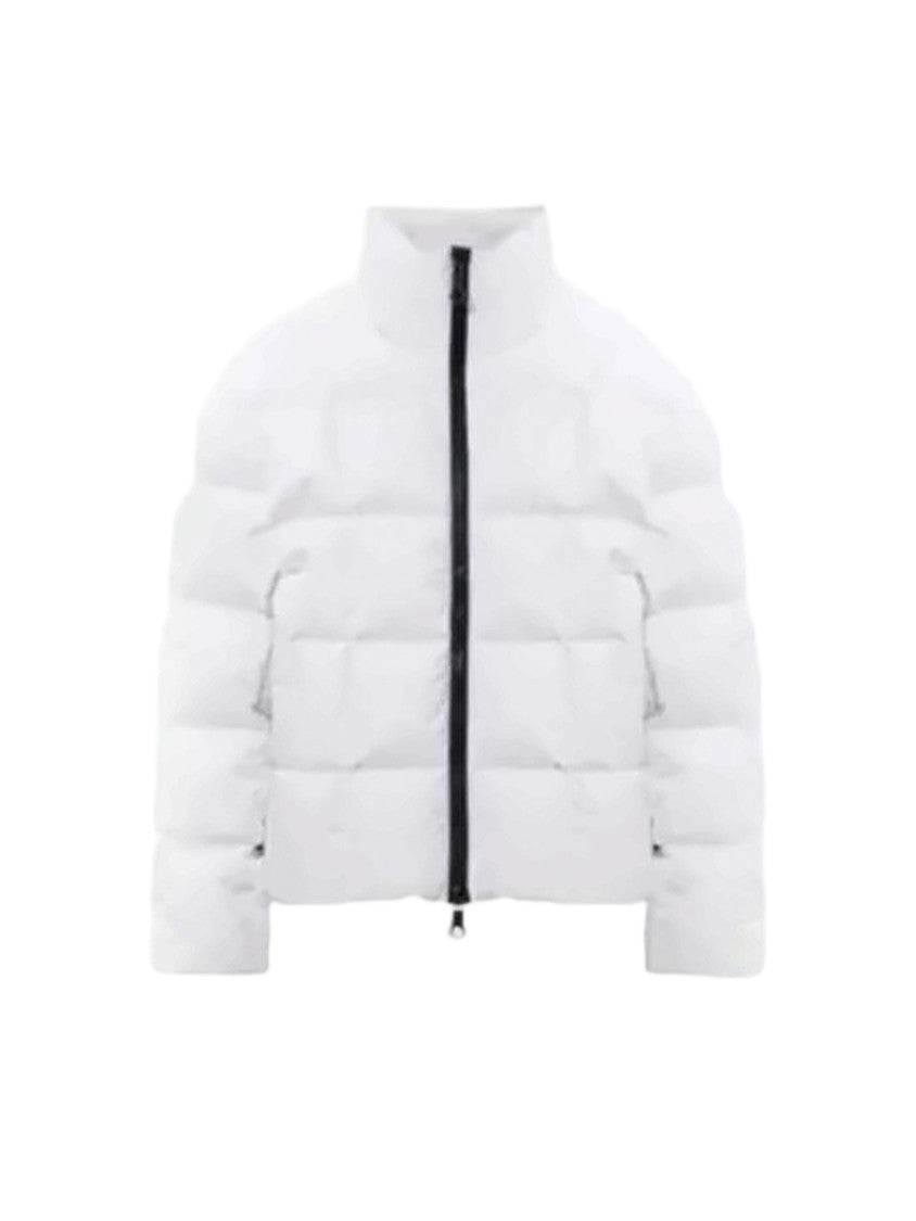 Ienki Ienki Quilted White Padded Jacket With High Collar