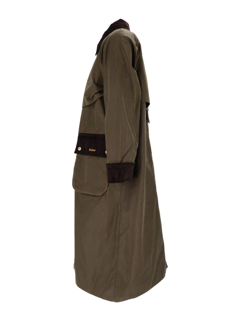 Barbour Kirklees Mid-Length Waxed Cotton Jacket