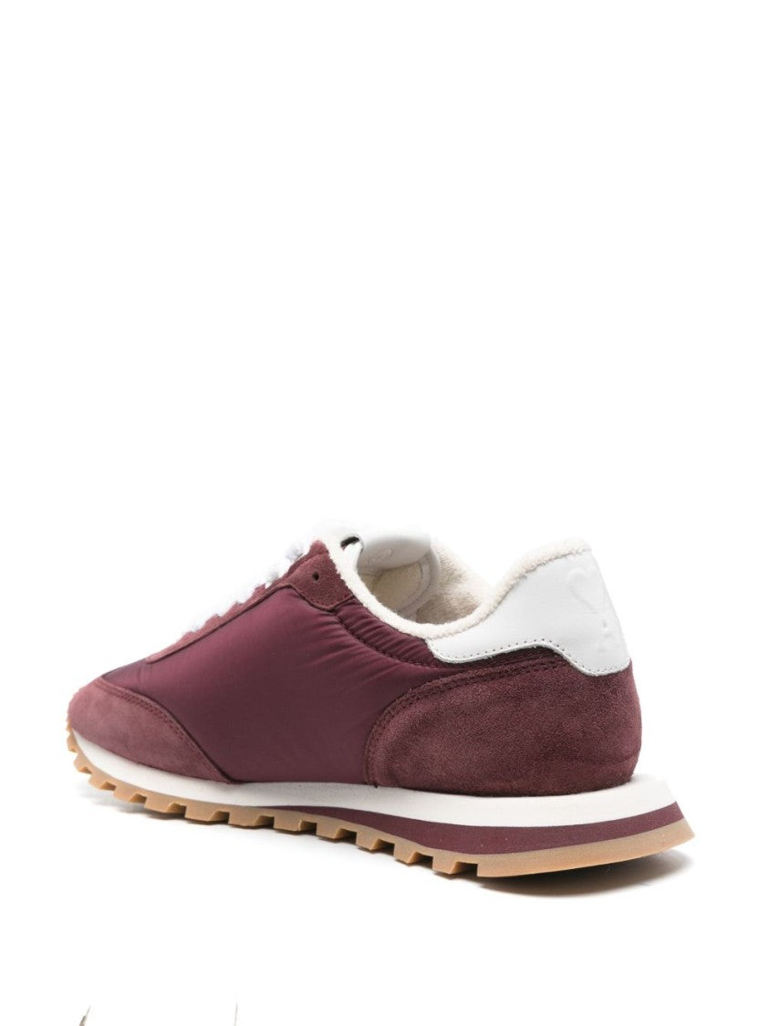 Ami Paris Bordeaux Red Sneakers