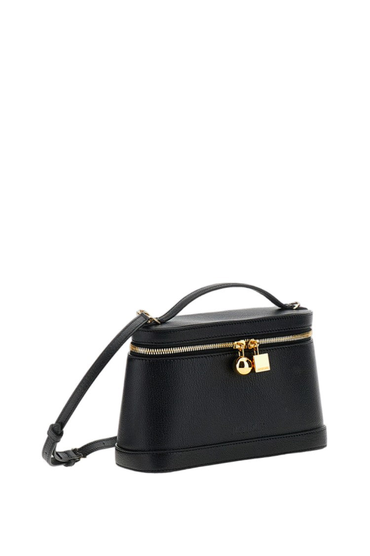 Jacquemus Black Le Petit Vanity Textured Leather Vanity Bag