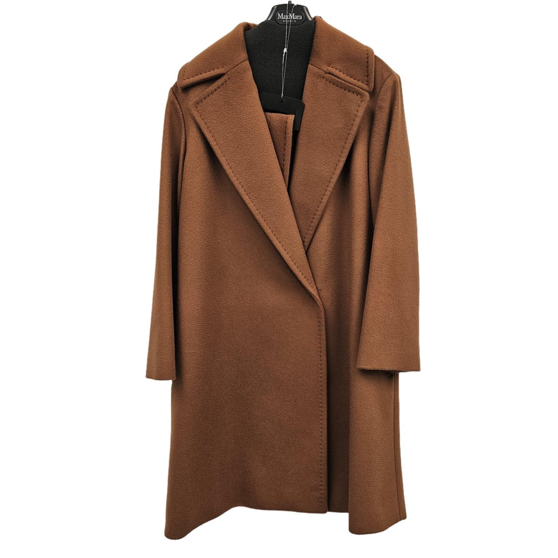 Max Mara Classic Double-Breasted Virgin Wool Coat