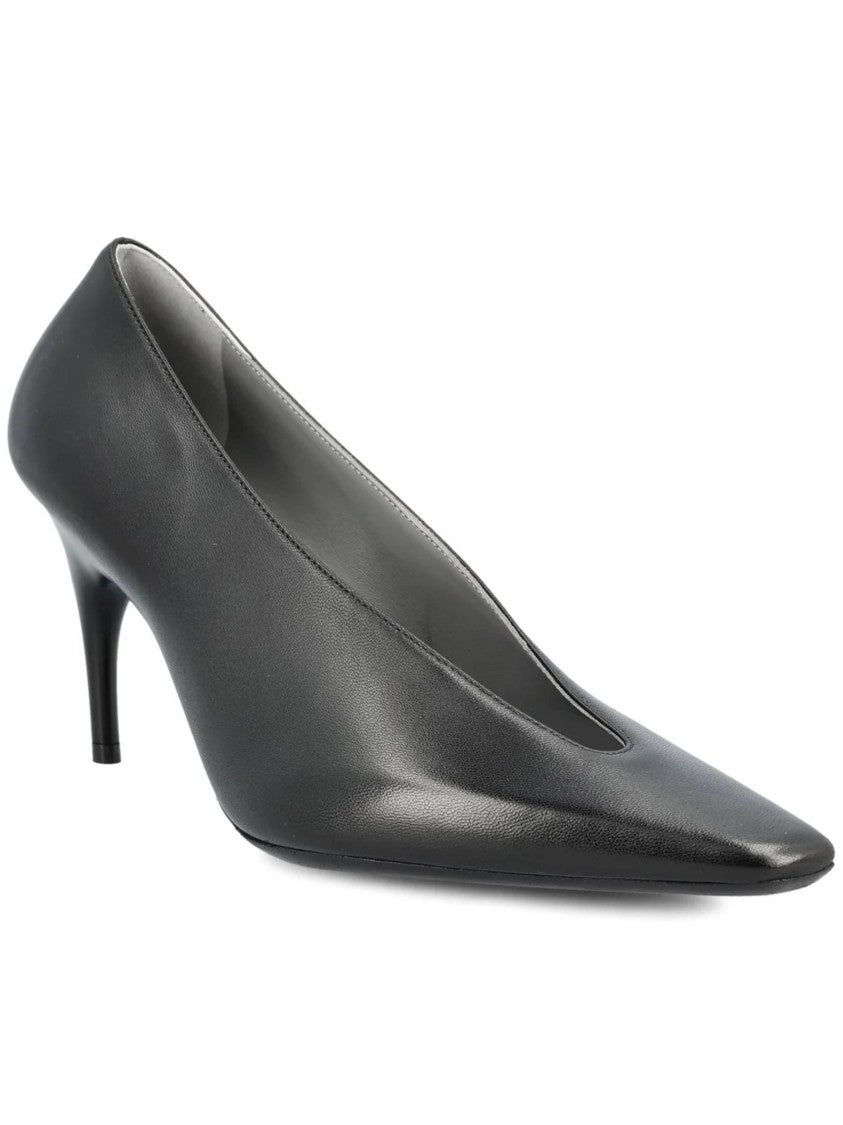 Balenciaga Black Duchesse Pointed-Toe Pump