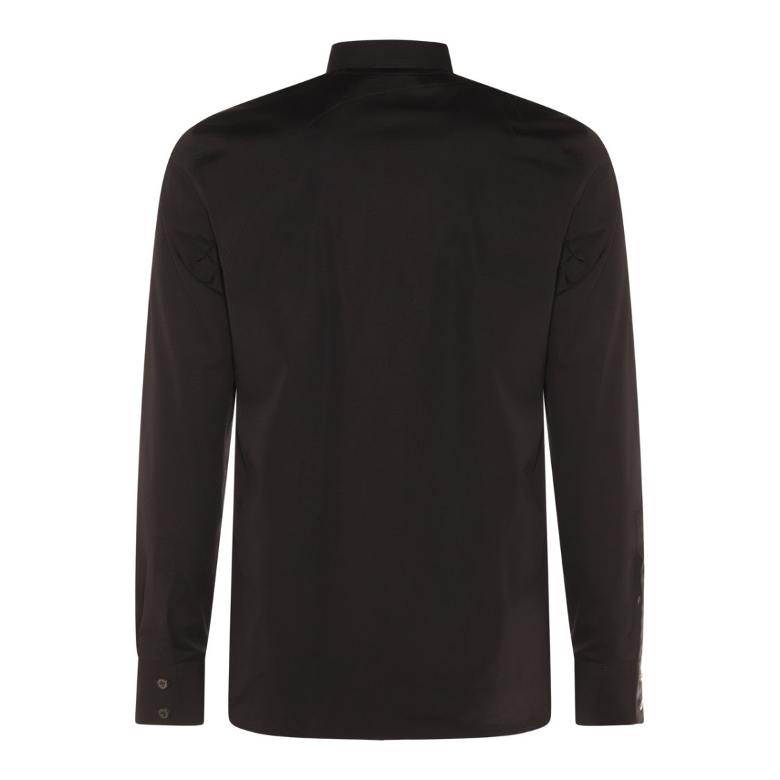 Alexander Mcqueen Black Cotton Silver Tone Shirt