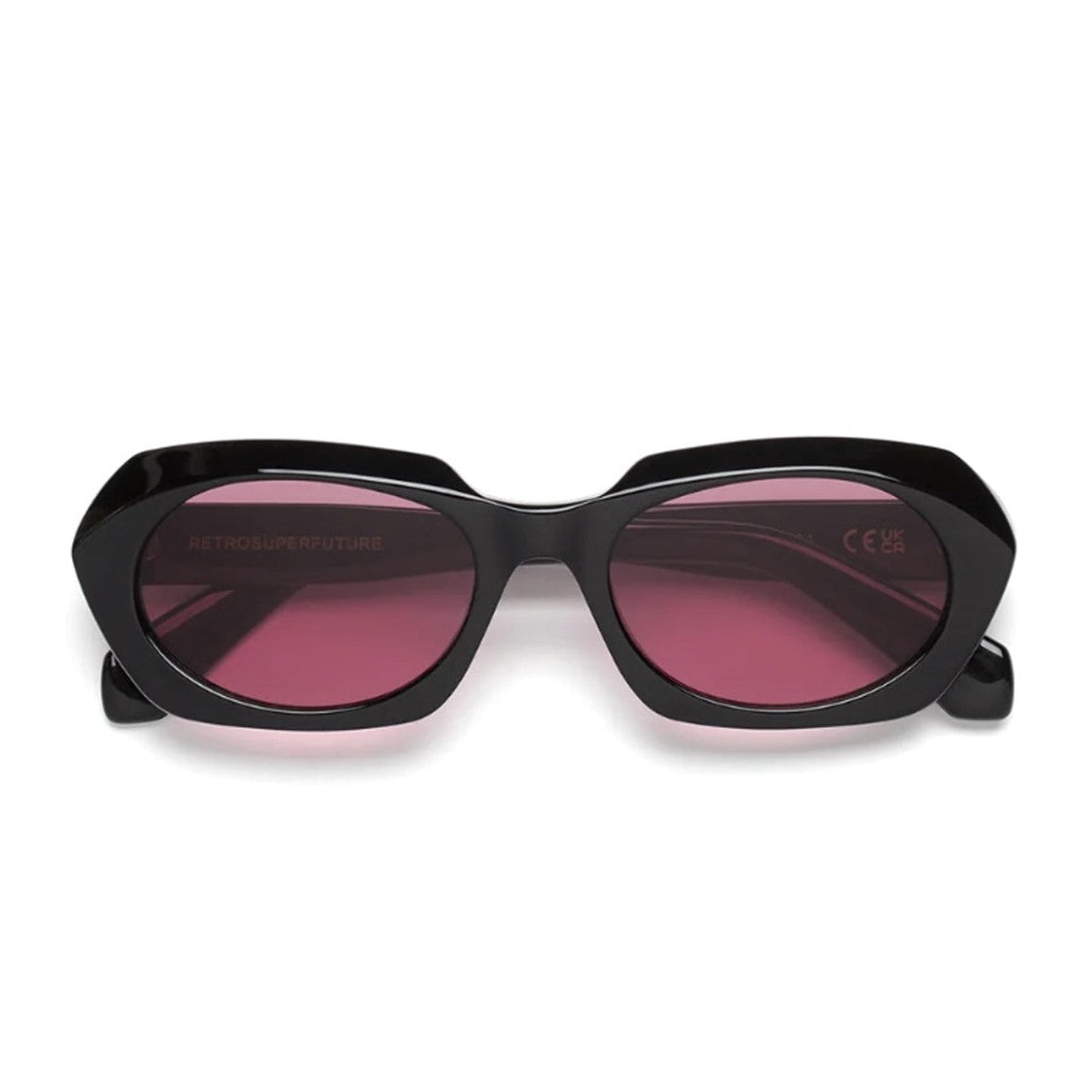 Retrosuperfuture Black Epoca Acetate Sunglasses