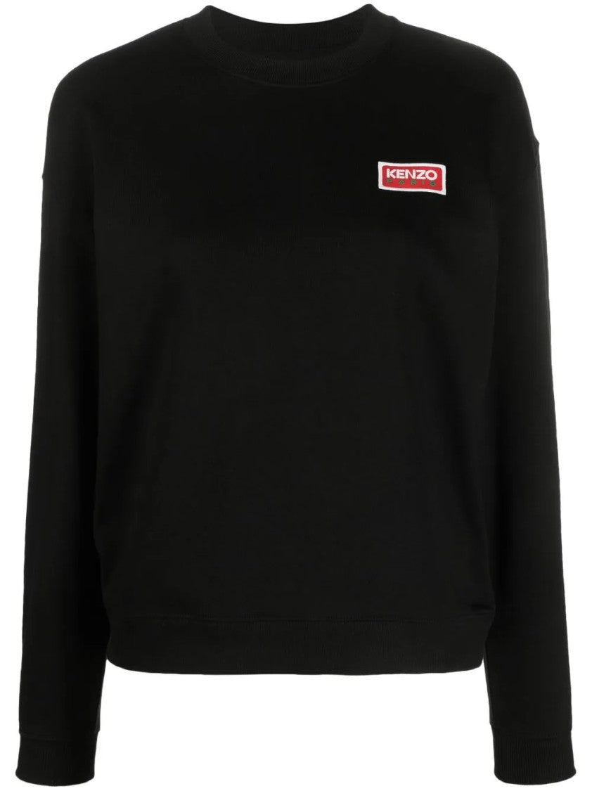 Kenzo Relaxed Fit Black Sweatshirt