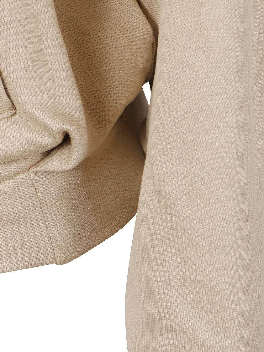 Max Mara Cropped Beige Jacket With Classic Collar