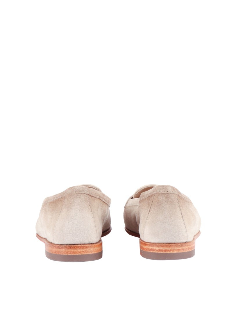 Santoni Carla Low Profile Calfskin Loafers