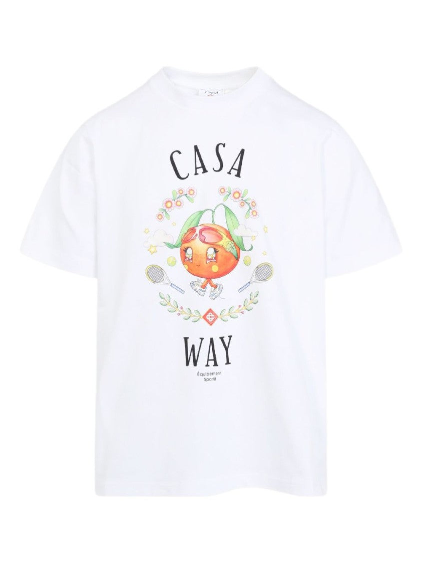 Casablanca Relaxed Fit Graphic T-Shirt With Playful Print