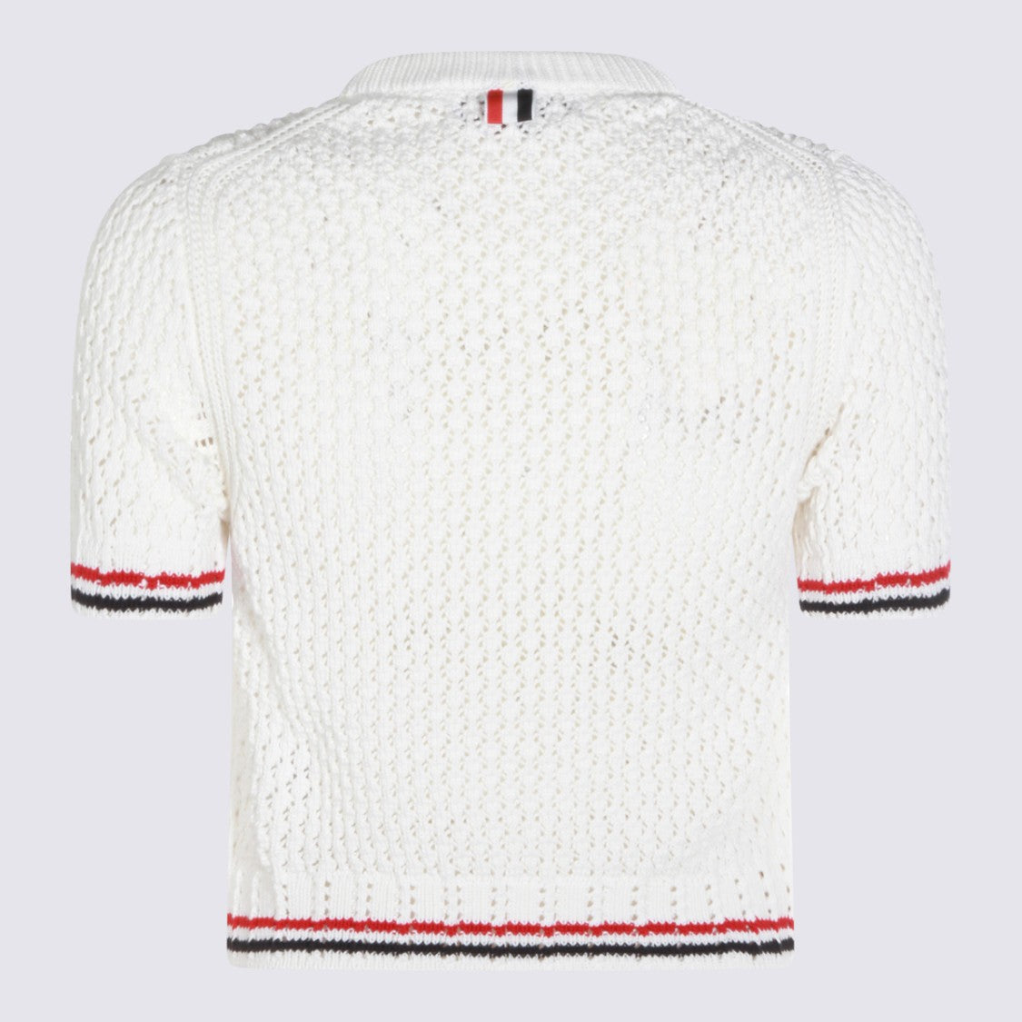 Thom Browne White Cotton Knitwear