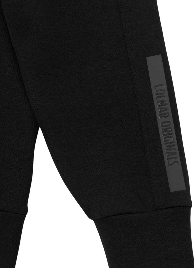 Colmar Originals Black Zip-Up Hoodie With Matte Transfer Logo