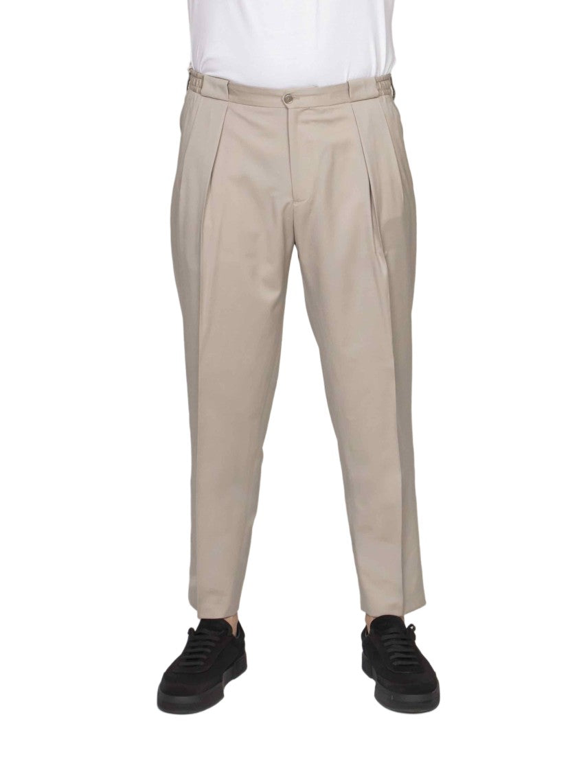Briglia Portobellos Pleated Front Relaxed Straight-Leg Pants