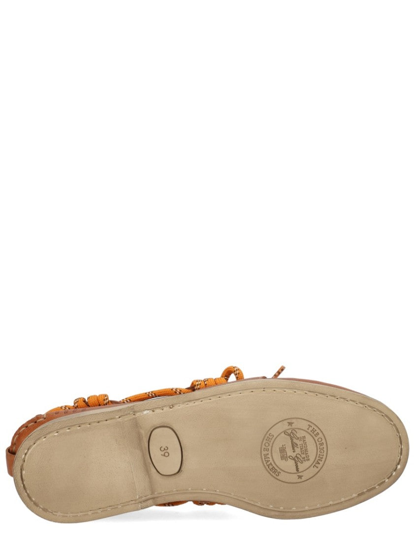 Golden Goose Cruise Stitched Toe Penny Suede Loafers