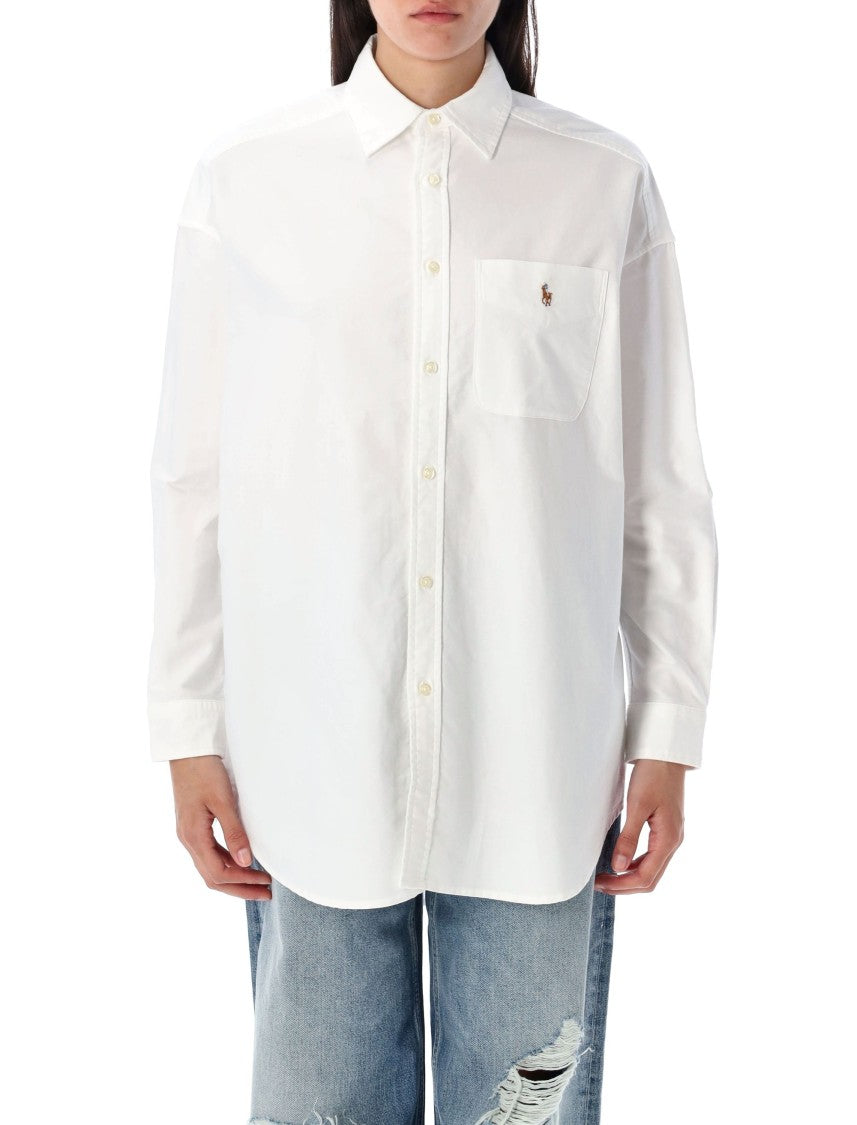 Polo Ralph Lauren Relaxed White Oxford Shirt