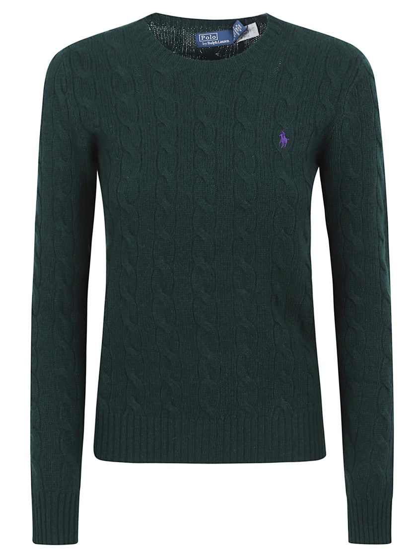 Polo Ralph Lauren Cable Knit Sweater In Soft Wool-Cashmere Blend