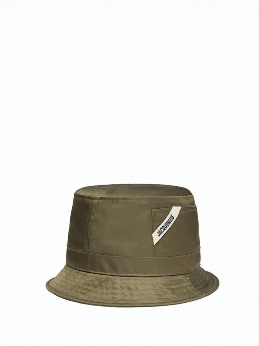 Jacquemus Structured Bucked Hat In Smooth Brown Fabric