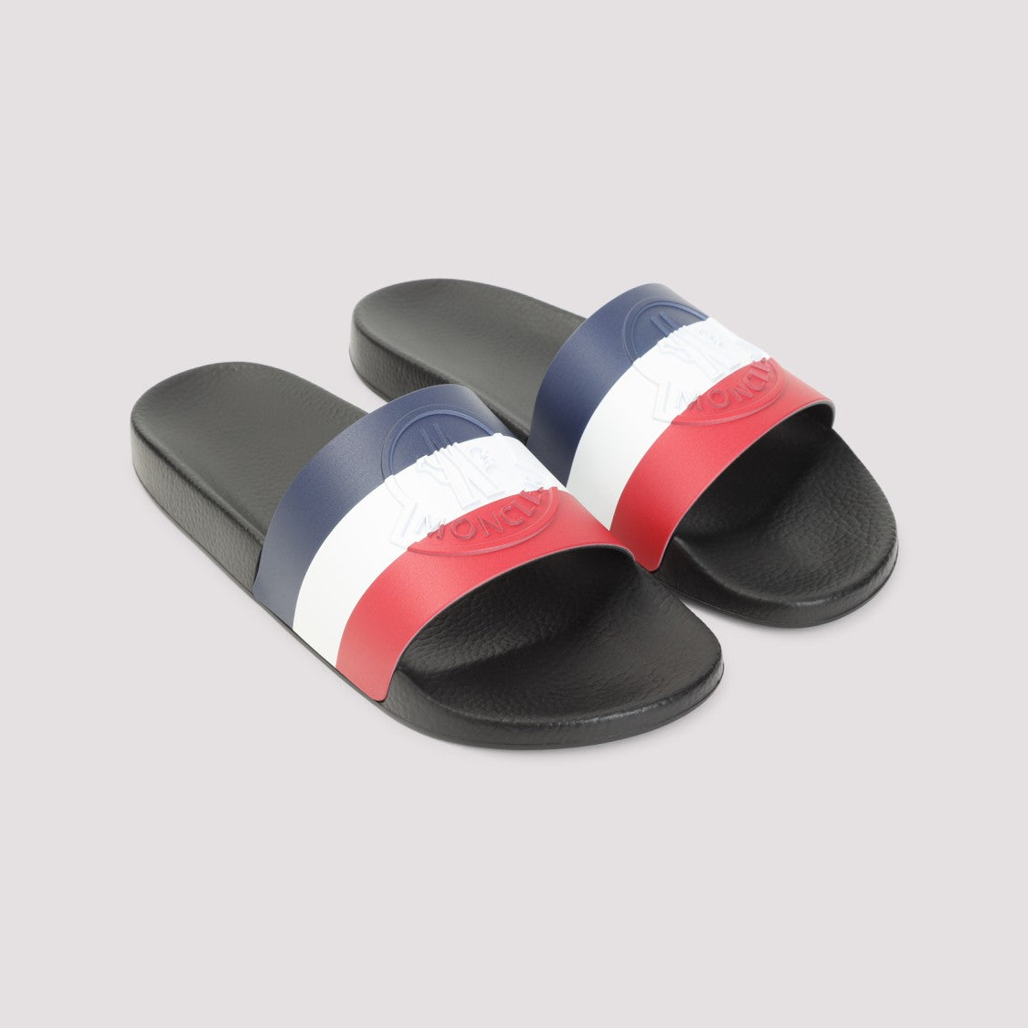 Moncler Grey Elastodiene Sandals