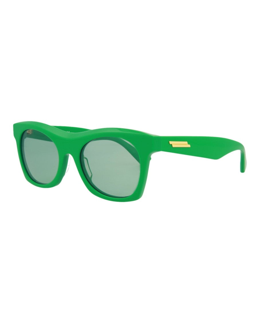 Bottega Veneta Square-Frame Acetate Sunglasses With Saddle Nose Bridge