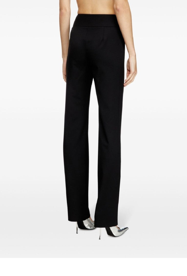 Diesel Tailored High-Waist Trousers With Wide Leg