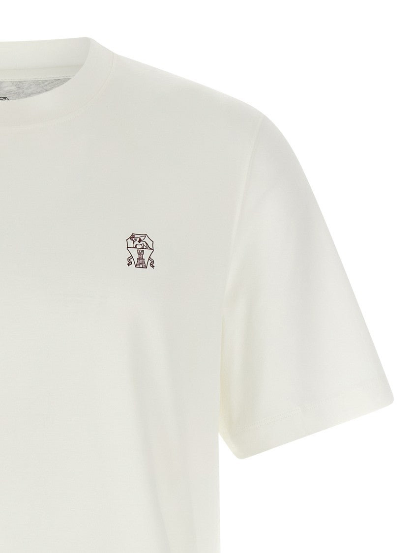 Brunello Cucinelli Logo Print T-Shirt