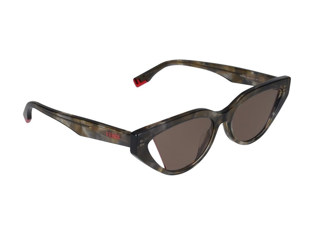 Maison Fendi Tortoiseshell Cat-Eye Sunglasses
