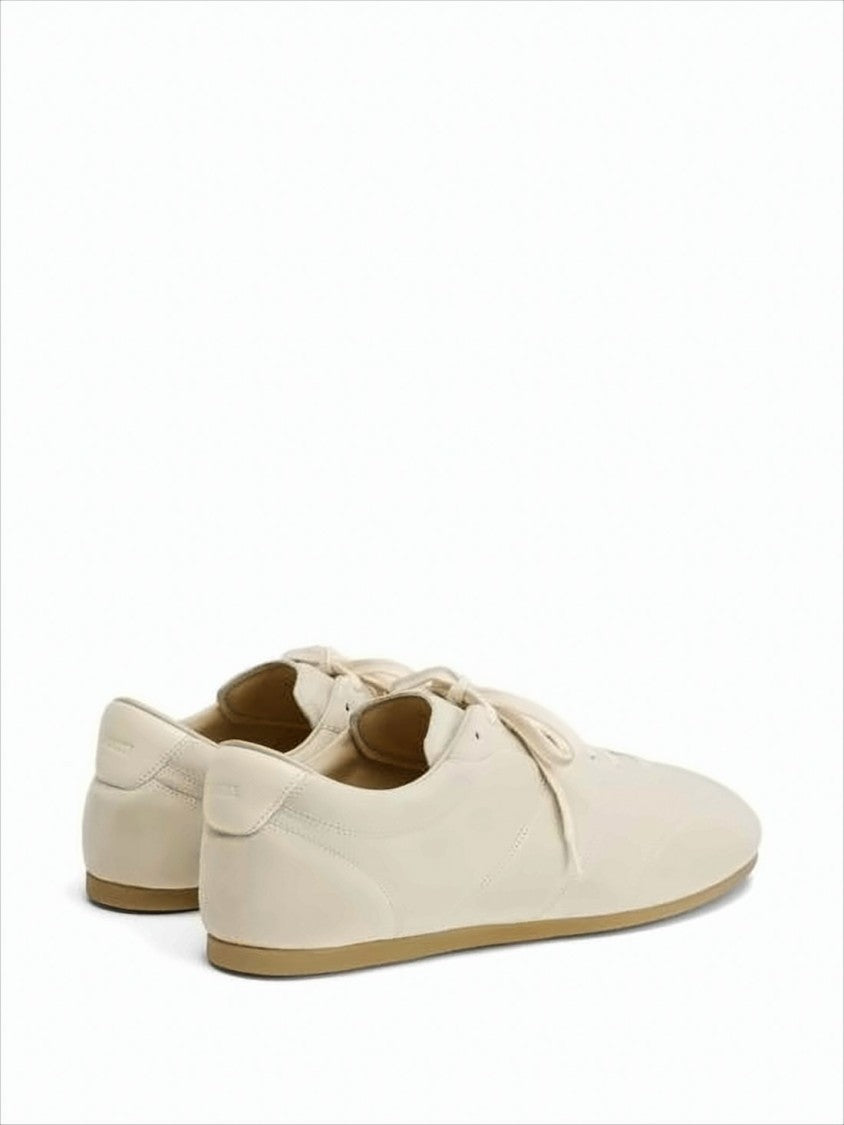 Lemaire Elegant Lamb Leather Mules With Rubber Sole