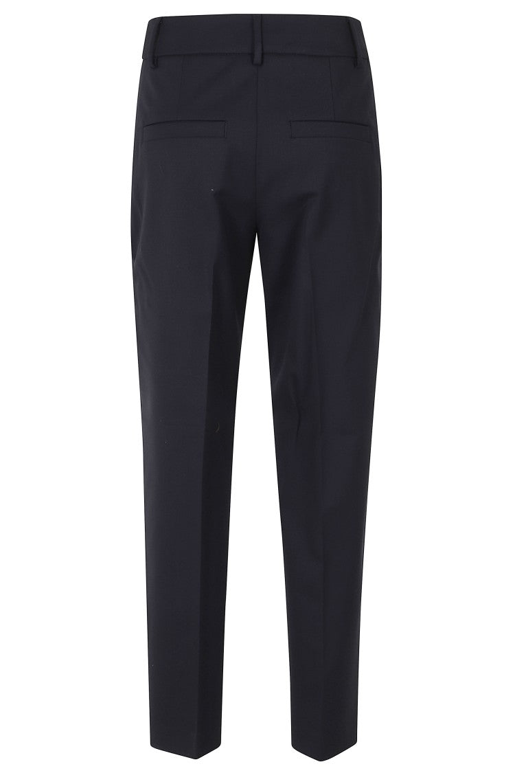 Seventy Blue Straight-Leg Tailored Virgin Wool-Blend Formal Pants