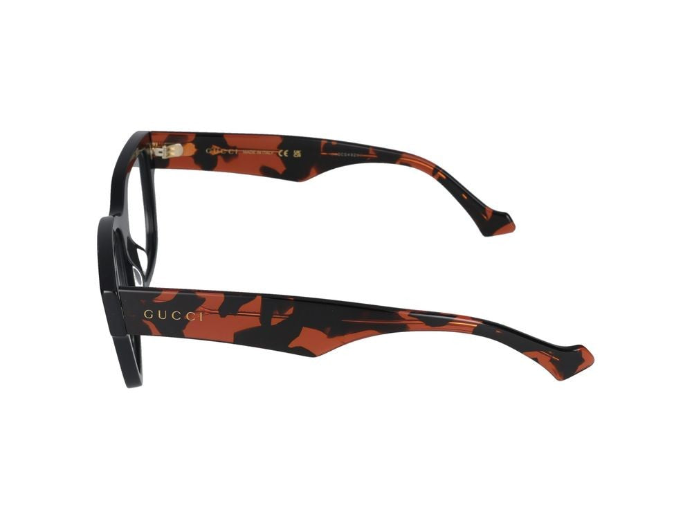 Gucci Eyeglasses Gucci Gg1428o 006 Black Havana Transparent 55/16/145