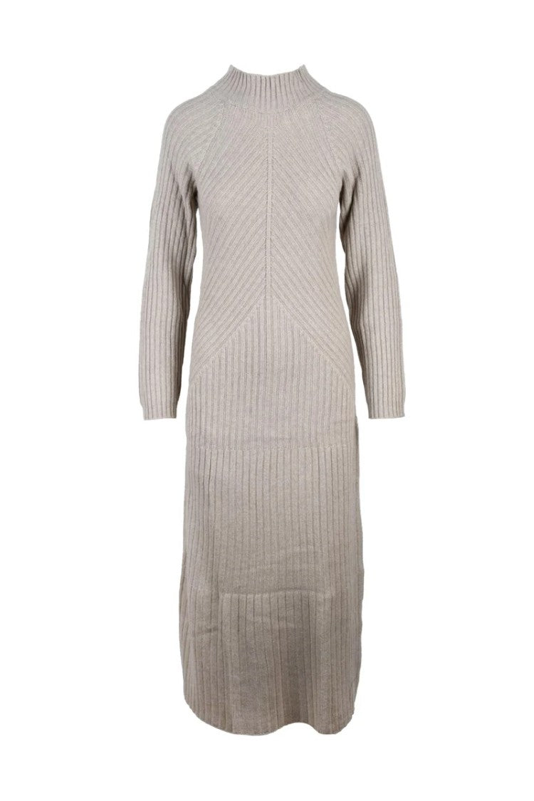 Eleventy Long Knit Dress - Beige