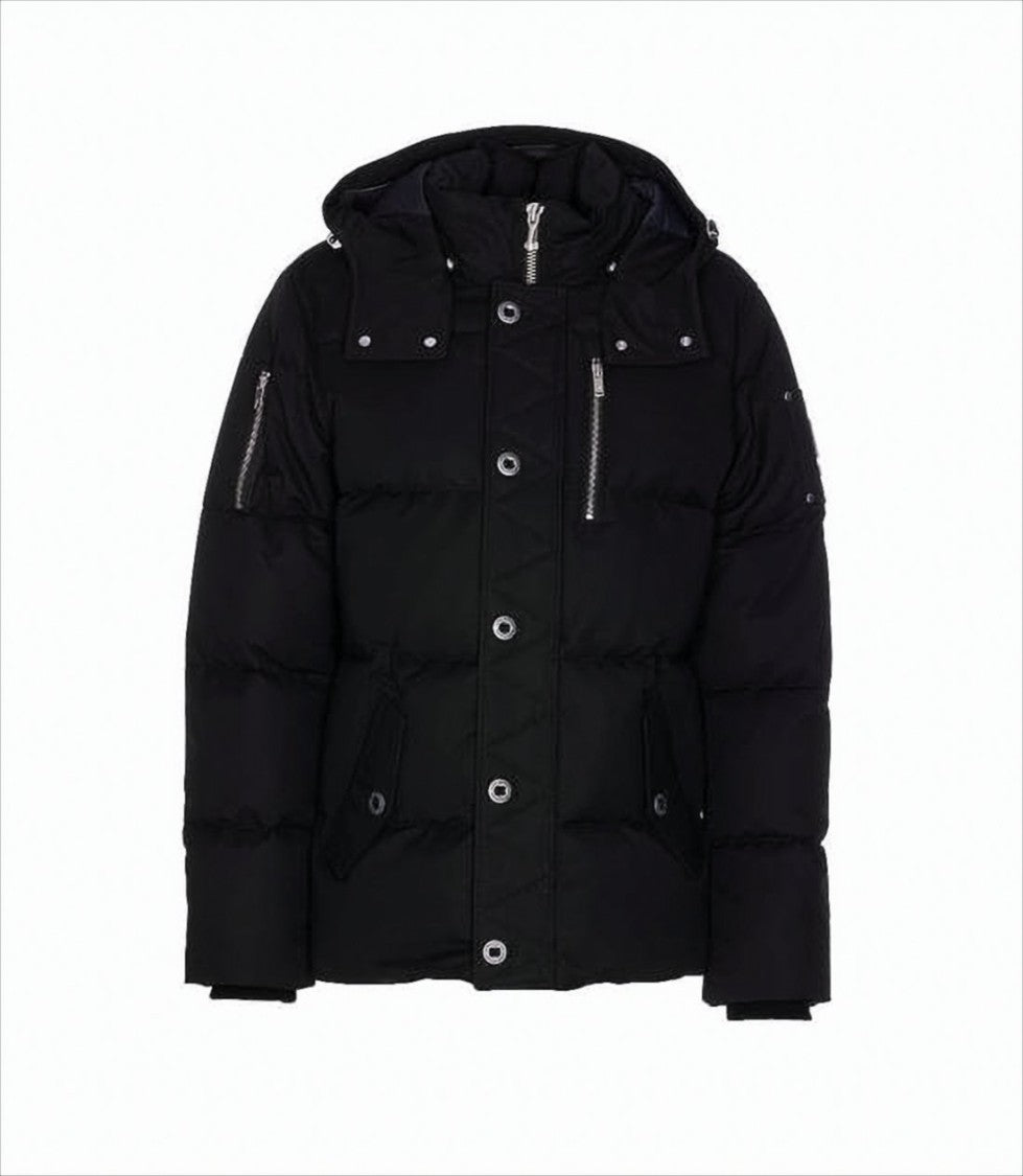 Moose Knuckles Padded Down Jacket With Quilted Design