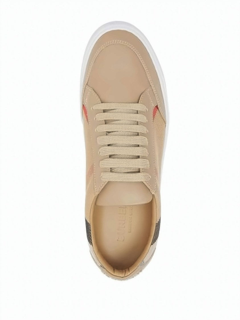 Burberry Low-Top Sneakers With Classic Check Accents