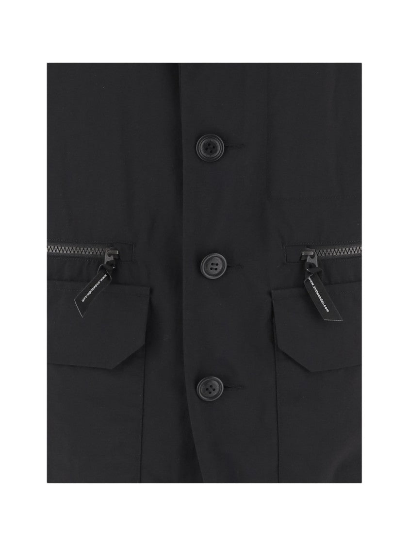 And Wander Nylon Jacket With Zippered Pockets