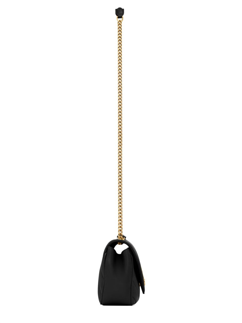 Saint Laurent Small Quilted Shoulder Bag With Signature Chain