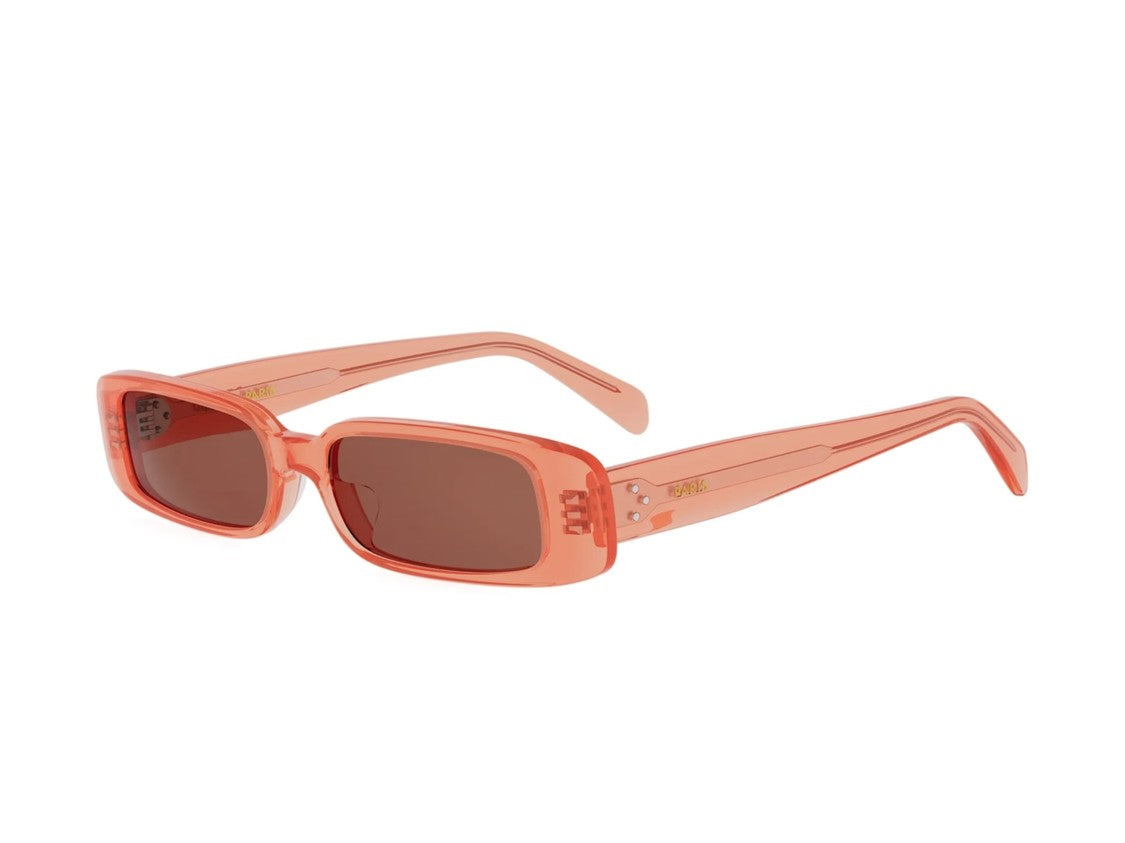 Celine Coral Cl40343u Translucent Acetate Sunglasses