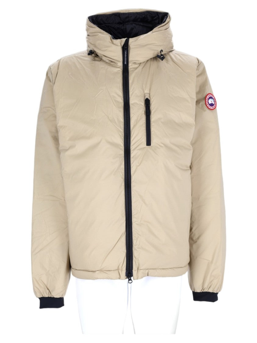 Canada Goose Green Padded High Collar Zip-Through Jacket
