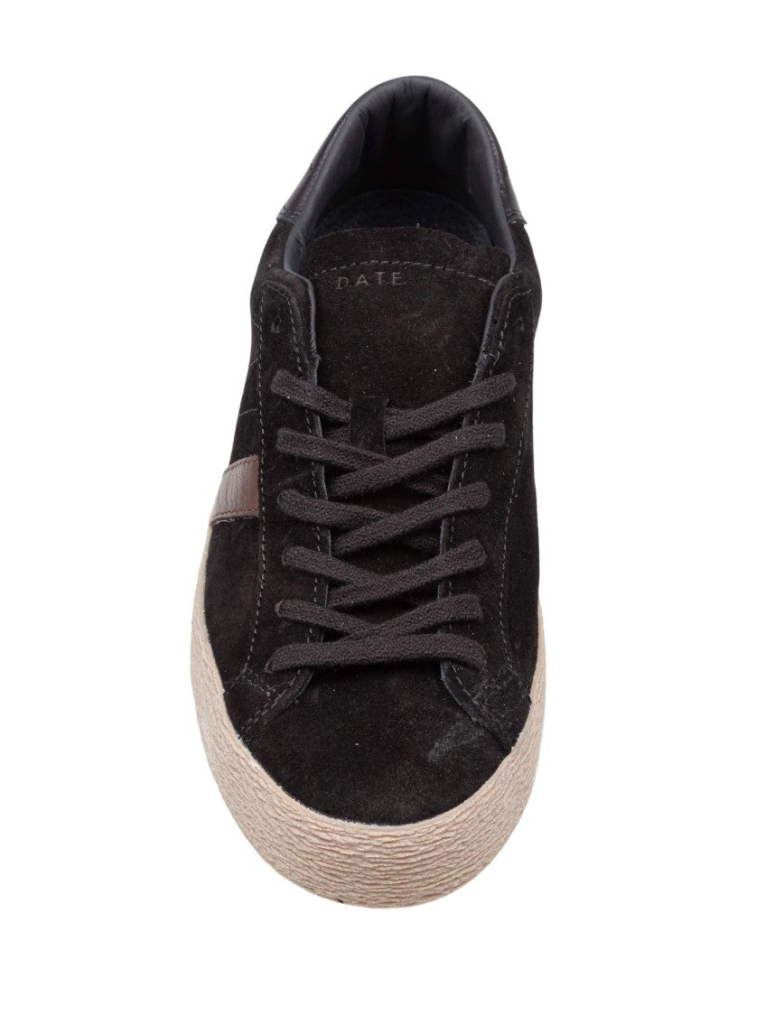 D.A.T.E D.A.T.E. Hill Low Suede Sneakers In Black